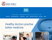 Tablet Screenshot of doctorshealthsa.com.au